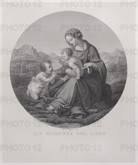 Virgin and Child with the infant Saint John the Baptist..., 1825. Creator: Giuseppe Longhi.