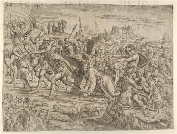 Carrying of the Cross, 1544. Creator: Jean Mignon.