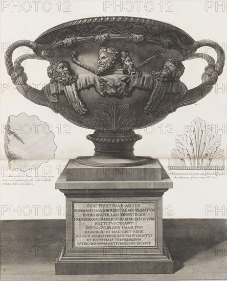 The Warwick Vase, 1778-80. Creators: Giovanni Battista Piranesi, Francesco Piranesi.