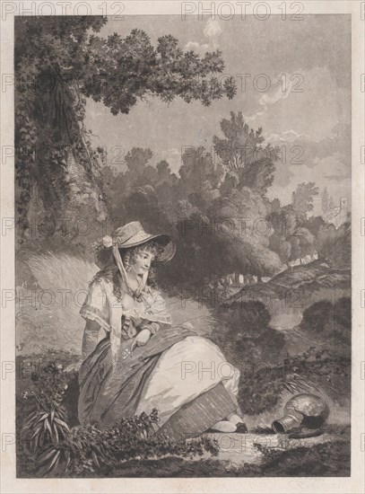 Pauvre Annette, 1795. Creator: Philibert Louis Debucourt.