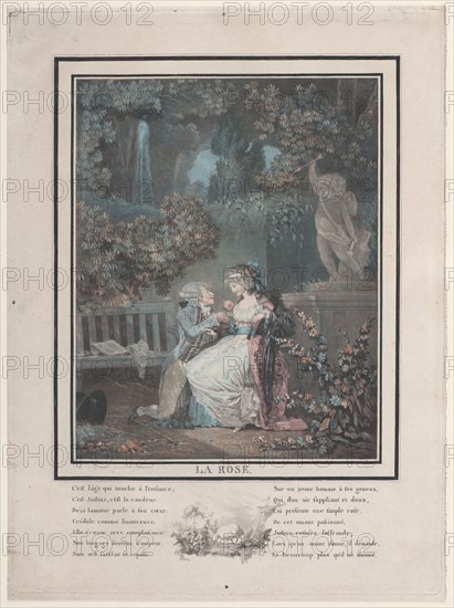 The Rose, 1788. Creator: Philibert Louis Debucourt.