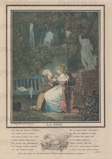 The Rose, 1788. Creator: Philibert Louis Debucourt.