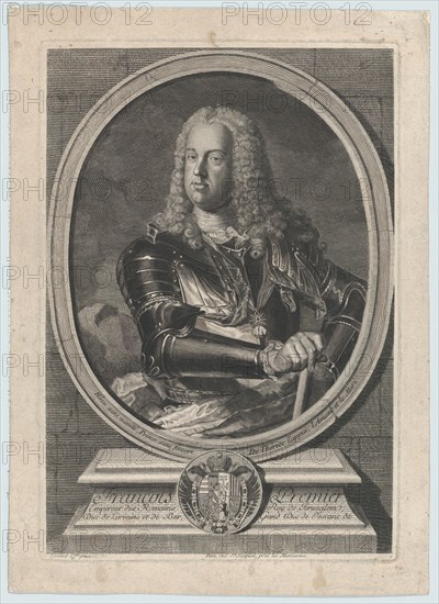 Portrait of François I, ca. 1745. Creator: Gilles Jacques Petit.