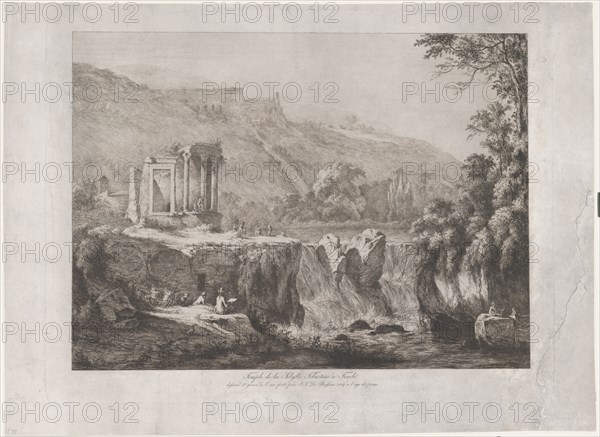 View of the Temple of the Tiburtine Sibyl, 1809. Creator: Jean-Jacques de Boissieu.