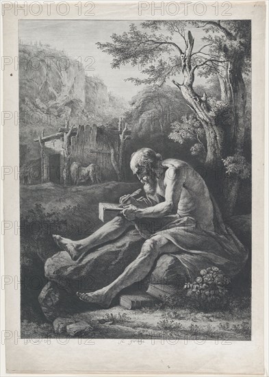 St. Jerome, 1797. Creator: Jean-Jacques de Boissieu.