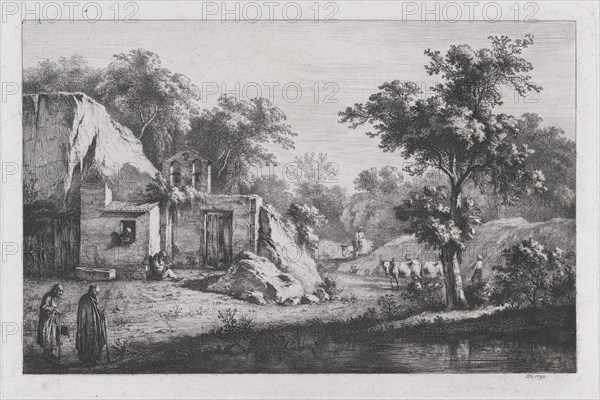 The Little Hermitage, 1793. Creator: Jean-Jacques de Boissieu.