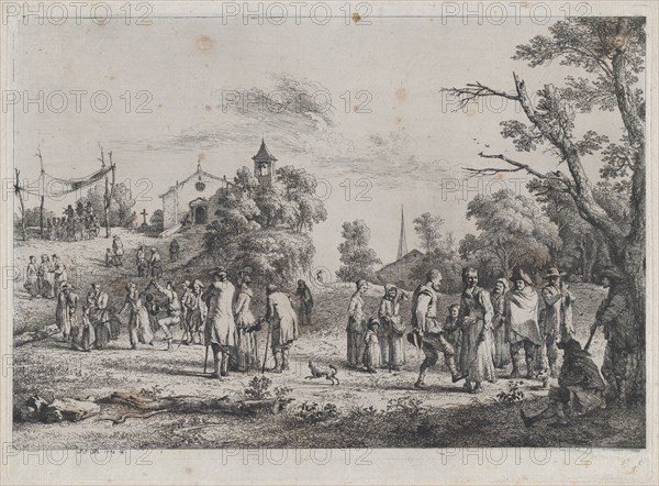 Village Festival, 1773. Creator: Jean-Jacques de Boissieu.