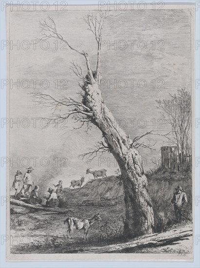 Winter, after a drawing completed in Saint-Chamond, 1795. Creator: Jean-Jacques de Boissieu.