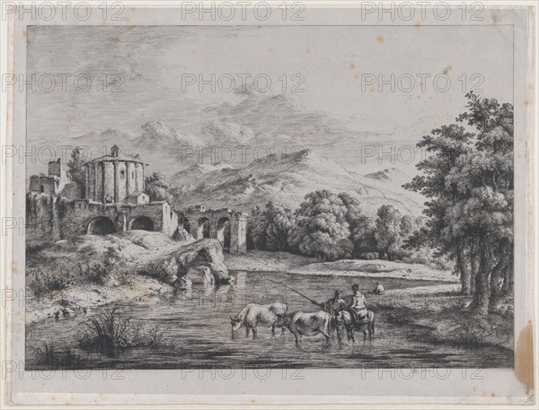 View of the Temple of Vesta, 1774. Creator: Jean-Jacques de Boissieu.