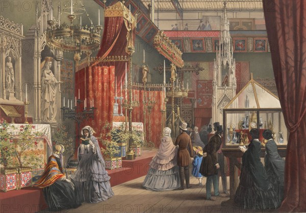Mediaeval Court: The Great Exhibition of 1851, 1854. Creator: Joseph Nash.