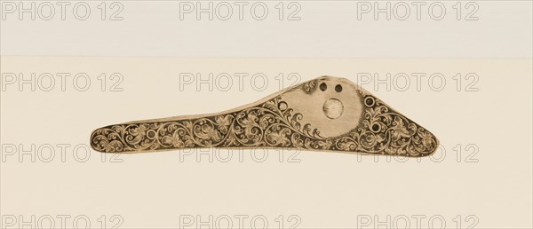 Twenty-Five Inked Impressions (or "Pulls") of Engraved Firearms Ornament, ca. 1845-65. Creators: Gustave Young, Ernst Moritz.