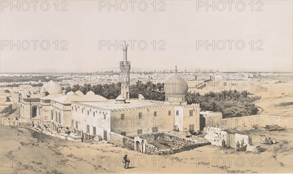98. Mosquée Nabédémiane, à Alexandrie, 1843., 1843. Creators: Joseph Philibert Girault De Prangey, Adrien Dauzats.