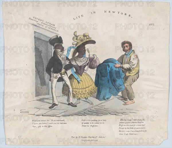 Life in New York, 1824-39. Creator: Charles Ingrey.