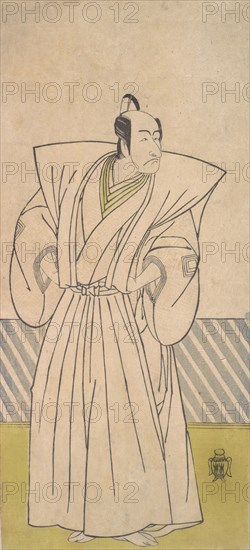 The Fifth Ichikawa Danjuro as a Samurai of High Rank, late 18th century. Creator: Shunsho.