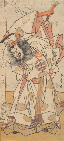 The Second Nakajima Mihoemon in the Role of Sadaijin Jihei, 1776. Creator: Shunsho.