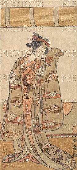 The Fourth Iwai Hanshiro as a Woman, 1773 or 1774. Creator: Shunsho.