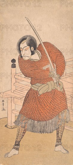 Danjuro V, in chain-mail, 1786 (?). Creator: Shunsho.