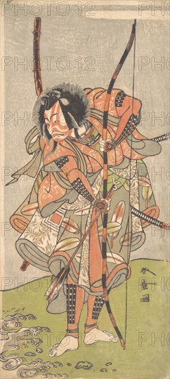 Kabuki Actor Ichikawa Ebizo III (Ichikawa Danjuro IV), 2nd month, 1774. Creator: Shunsho.