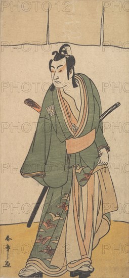 The Second Ichikawa Monnosuke in the role of Soga no Juro Sukenari, 2nd month, 1785. Creator: Shunsho.