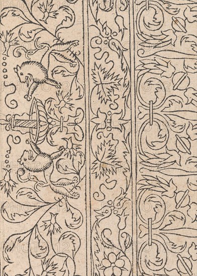 New Modelbüch allen Nägerin u. Sydenstickern (Page 17r), 1556. Creator: Hans Hoffman.
