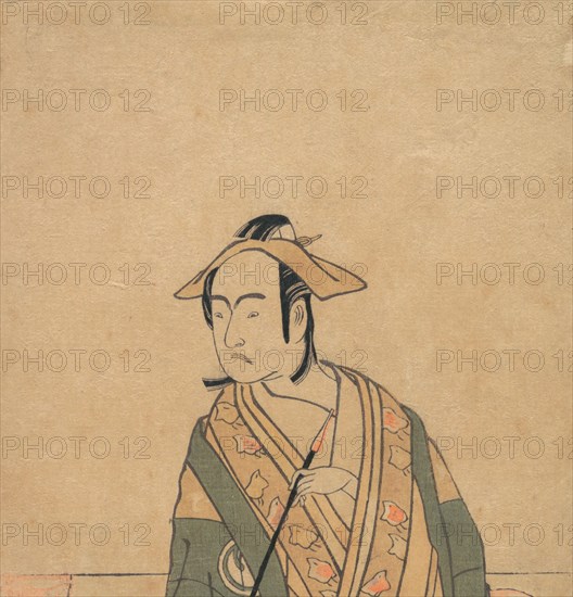 The Third Sawamura Sojuro in the Role of Soga no Juro, ca. 1779. Creator: Shunsho.
