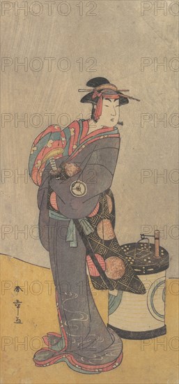 The Fourth Iwai Hanshiro as an Onnadate (Woman Kyokaku), ca. 1787-90. Creator: Shunsho.