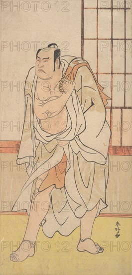 The Third Otani Hiroji as a Wrestler, ca. 1790. Creator: Katsukawa Shunko.