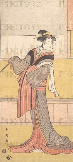 Segawa Kikunojo III, ca. 1791. Creator: Katsukawa Shun'ei.