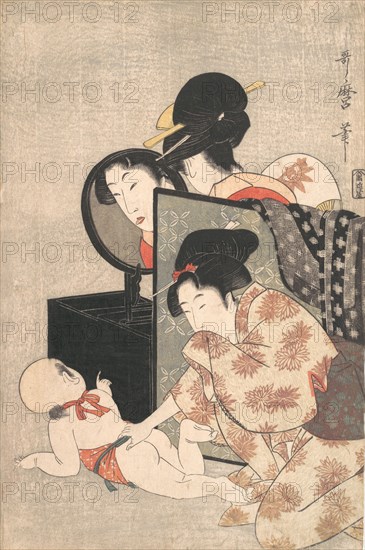 Mother and Child, ca. 1793. Creator: Kitagawa Utamaro.