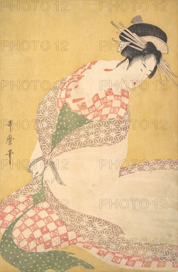 The Outer Robe, ca. 1795. Creator: Kitagawa Utamaro.