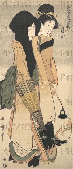 “Geisha”..., ca. 1800. Creator: Kitagawa Utamaro.