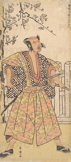 Otani Hirohachi as a Samurai Dressed in a Gaudy Kamishimo, December 1790. Creator: Katsukawa Shun'ei.