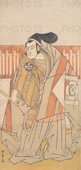 The First Nakamura Nakazo in the Role of Kudo Suketsune, probably 1775. Creator: Shunsho.