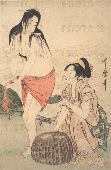 Abalone Divers, 1788. Creator: Kitagawa Utamaro.