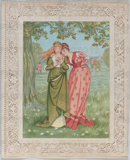 Valentine, 1876. Creator: Catherine Greenaway.