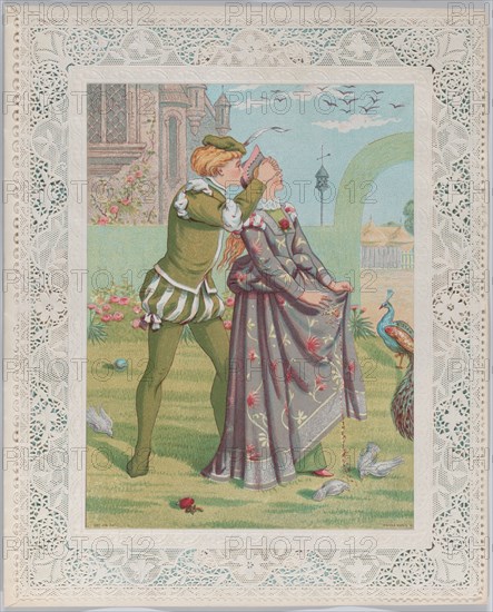 Valentine, 1876. Creator: Catherine Greenaway.