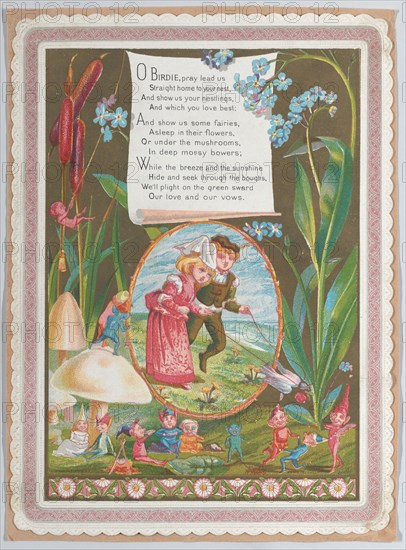 Valentine, 1874. Creator: Catherine Greenaway.