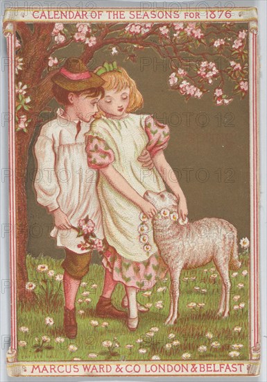 Valentine, 1876. Creator: Catherine Greenaway.