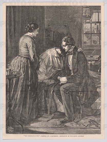 Old Schoolfellows, from "Illustrated London News", July 7, 1855. Creator: Harvey Orrin Smith.