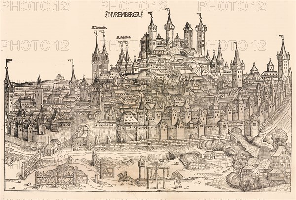 Nuremberg, 1493. Creators: Michael Wolgemut, Wilhelm Pleydenwurff.