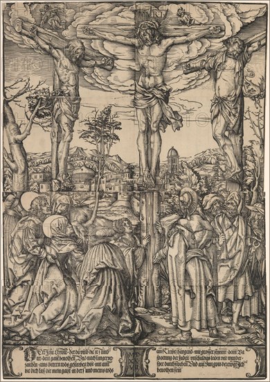 The Crucifixion, 1527. Creator: Hans Burgkmair, the Elder.