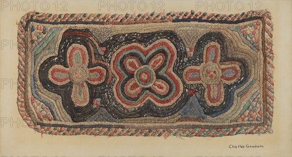 Shaker Rug, 1935/1942. Creator: Charles Goodwin.