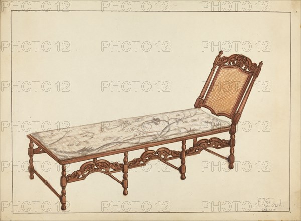 Day Bed, 1935/1942. Creator: Nicholas Gorid.