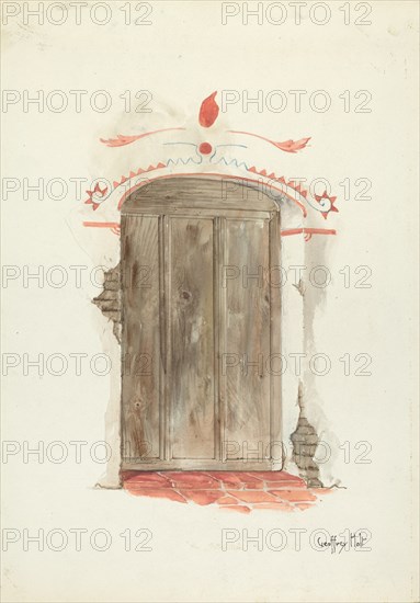 Wall Painting, 1935/1942. Creator: Geoffrey Holt.