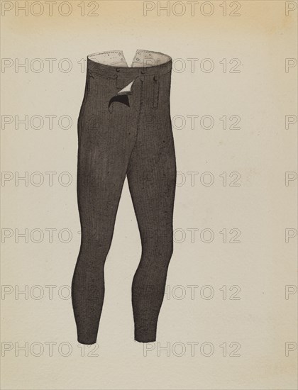 Trousers, 1935/1942. Creator: Creighton Kay-Scott.