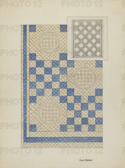 Friendship Quilt, 1935/1942. Creator: Carl Keksi.