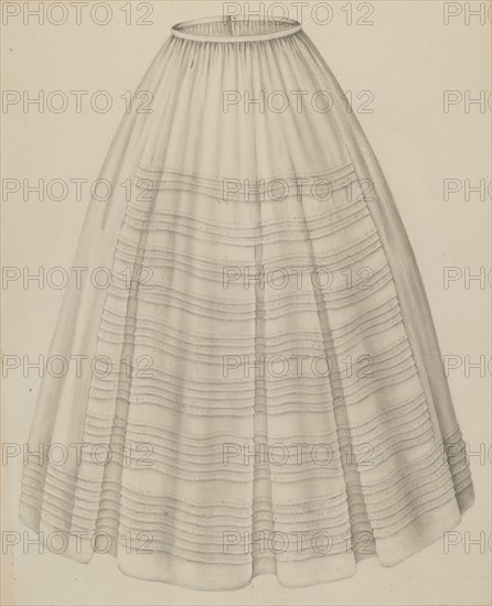 Petticoat, 1935/1942. Creator: Gertrude Lemberg.