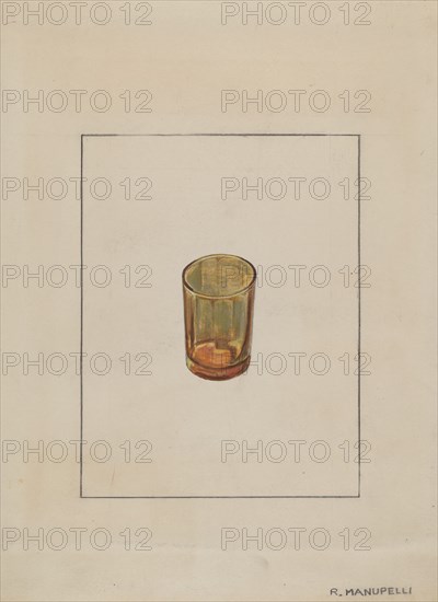 Amber Glass, 1935/1942. Creator: Raymond Manupelli.