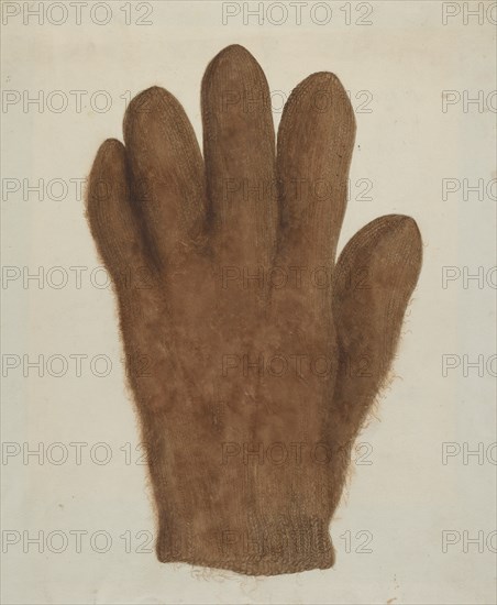 Shaker Glove, c. 1936. Creator: Helen E. Gilman.