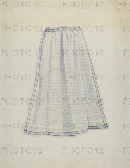 Shaker Work Apron, c. 1936. Creator: Joseph Goldberg.